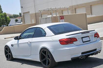 BMW 3-serie E92/E93 2006–2013 M3-Style bagspoiler (til E93, carbon) foto 3