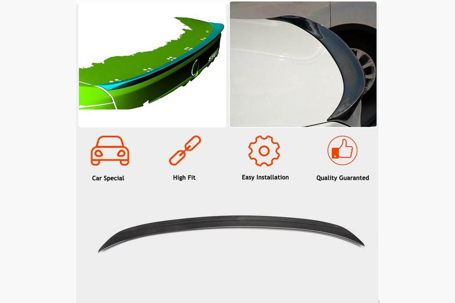 BMW 3-serie F30/F31 2012–2019 P-Style spoiler (til F30/F80, kulfiber) Foto 2