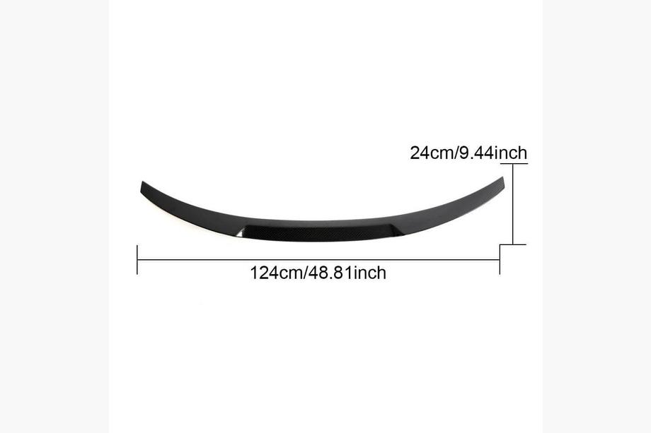 BMW 3-serie F30/F31 2012–2019 Spoiler i M4-stil V2 (til F30/F80, kulfiber) Foto 3