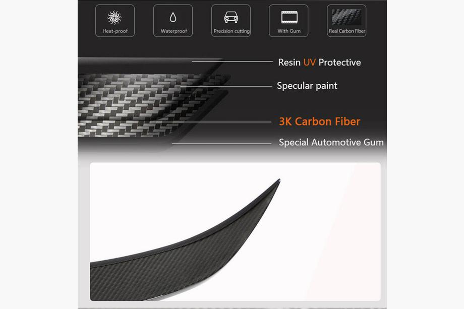 BMW 3-serie F30/F31 2012–2019 PSM-Style V2 spoiler (til F30/F80, carbon) Foto 5