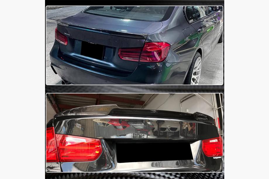 BMW 3-serie F30/F31 2012–2019 Spoiler M4-style V3 (til F30/F80, carbon) Foto 6