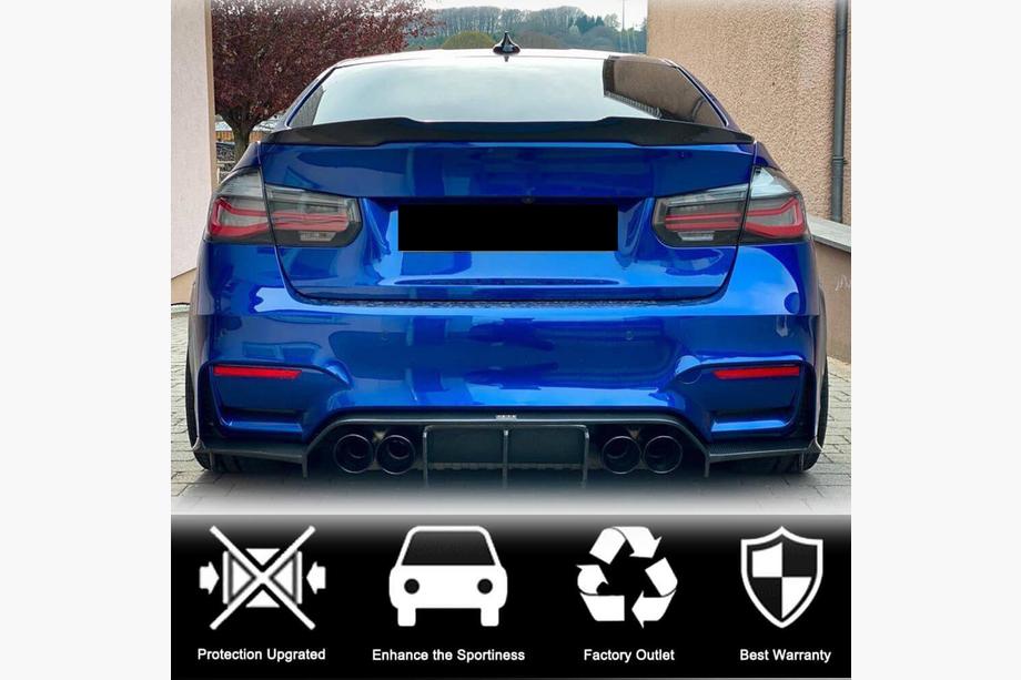 BMW 3-serie F30/F31 2012–2019 Bagklapspoiler Carbon V10 (SD) Foto 4