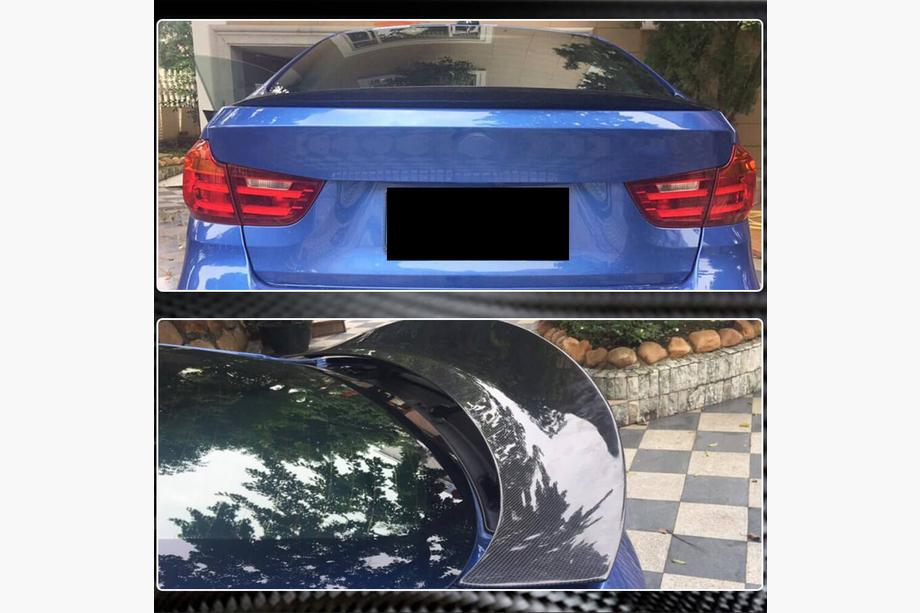 BMW 3-serie F34 2013–2020 Spoiler V1 (kulfiber) Foto 5