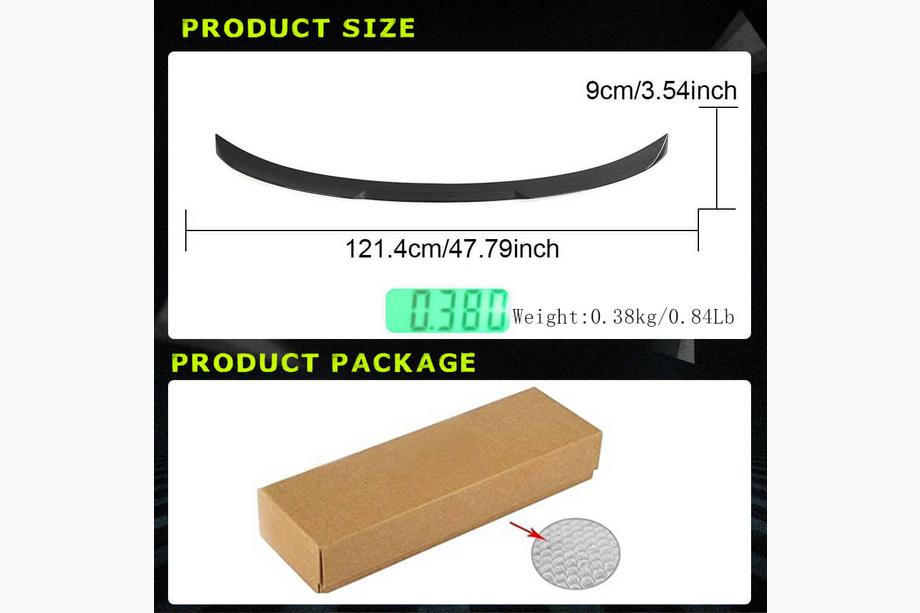 BMW 3-serie G20/G21 2018– Bagspoiler V1 (til G20/G80, kulfiber) Foto 3
