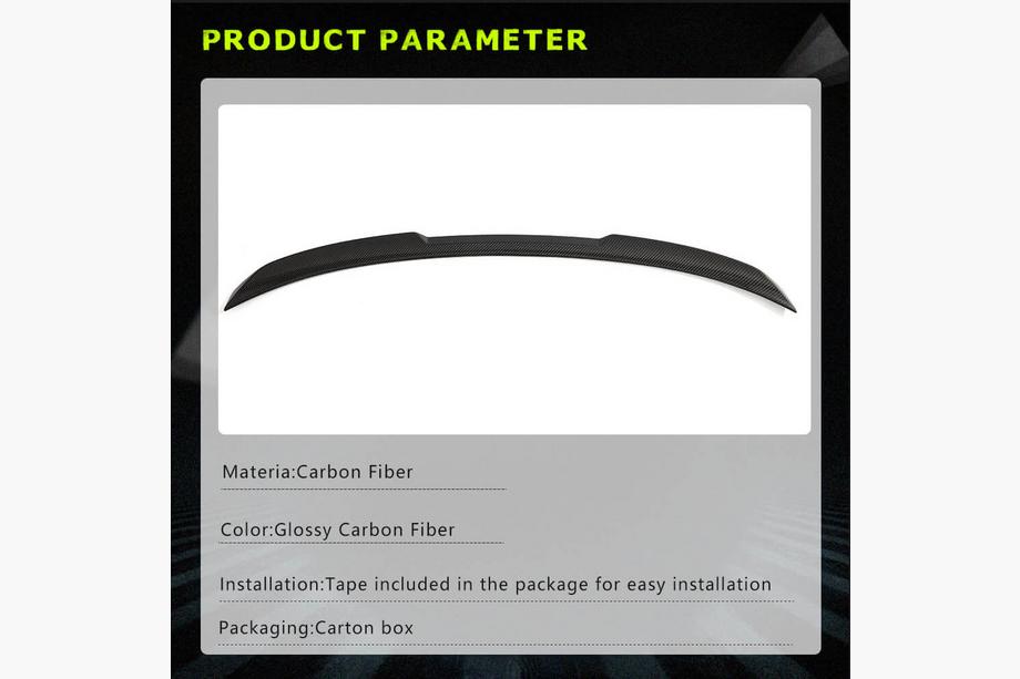 BMW 3-serie G20/G21 2018– Bagspoiler V1 (til G20/G80, kulfiber) Foto 4