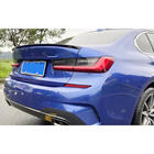 BMW 3-serie G20/G21 2018– Bagklapspoiler bag Blank Sort ABS V3 (SD) foto 3