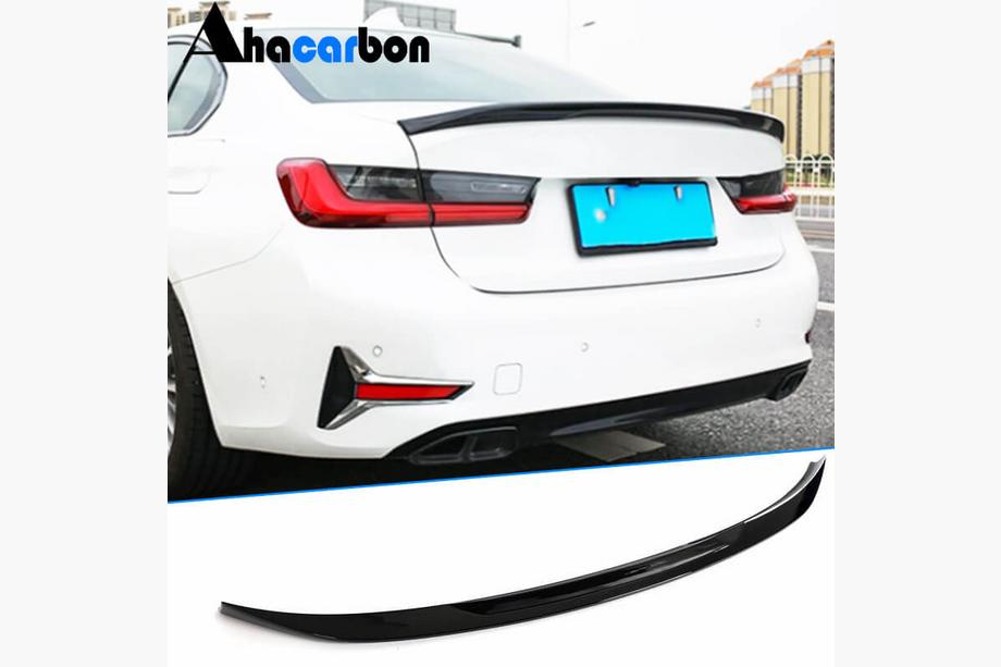 BMW 3-serie G20/G21 2018– Bagklapspoiler bag Blank Sort ABS V3 (SD) Image