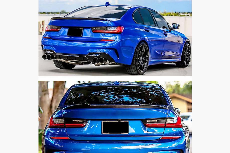 BMW 3-serie G20/G21 2018– Spoiler V5 (til G20/G80, kulfiber) Foto 2