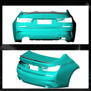 Spoiler i PSM-stil V4 (til G20/G80, kulfiber) BMW 3-serie G20/G21 2018– foto 3