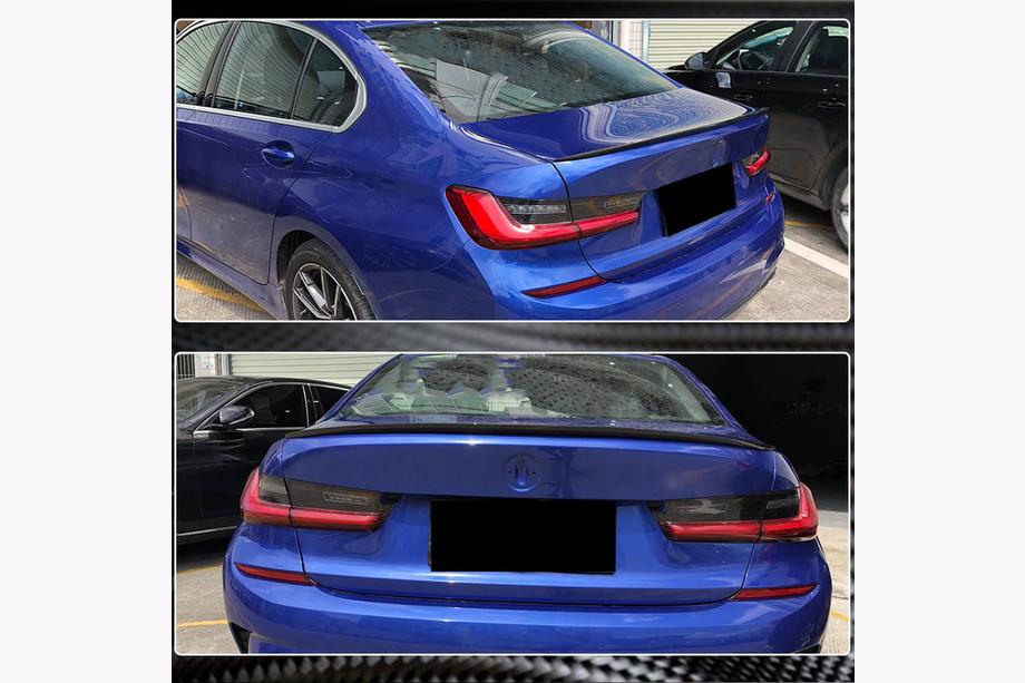 BMW 3-serie G20/G21 2018– Bagklapspoiler i carbon V20 (SD) Foto 3