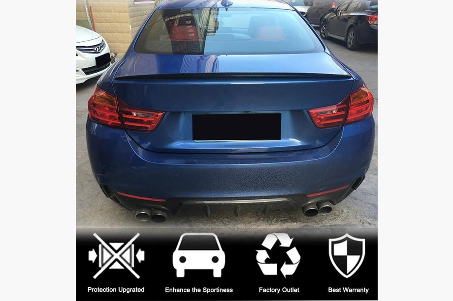 BMW 4-serie F32/F33/F36 2012–2020 Bagklapspoiler FRP V9 (Coupe) Image