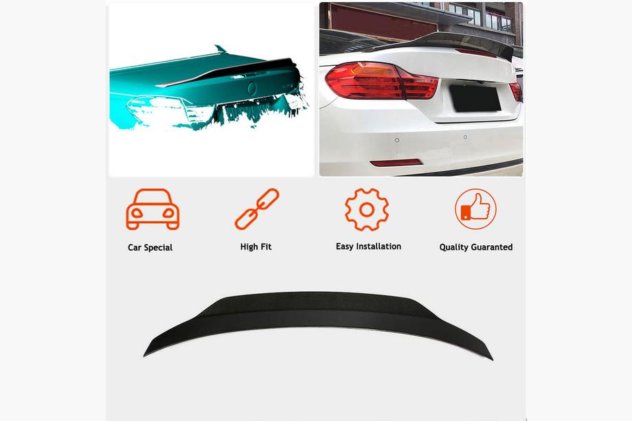 BMW 4-serie F32/F33/F36 2012–2020 Spoiler V2 (til F33/F83, carbon) Foto 2