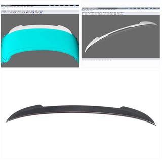 Spoiler V1 (til F33/F83, kulfiber) BMW 4-serie F32/F33/F36 2012–2020 foto 2