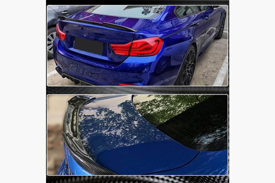 BMW 4-serie F32/F33/F36 2012–2020 Bagklapspoiler Carbon V5 (til F36) Foto 4