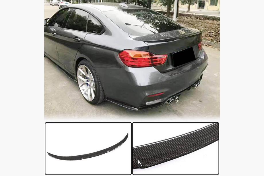 BMW 4-serie F32/F33/F36 2012–2020 Bagklapspoiler i kulfiber V7 (til F36) Image