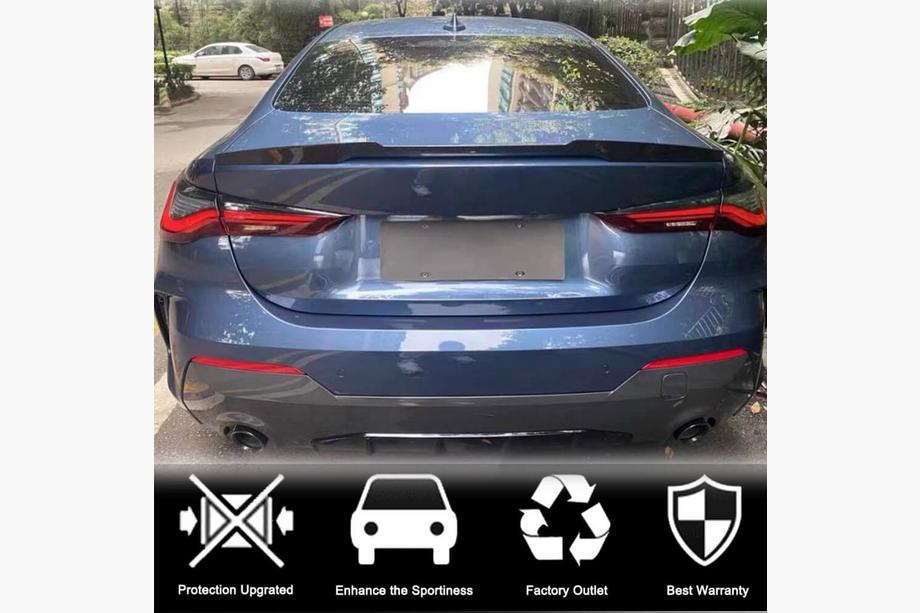 BMW 4-serie G22/23/26 2020– Bagklapspoiler i kulfiber V9 (Coupe) Foto 2