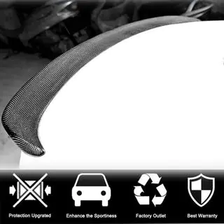 Spoiler AC-Style V1 (til SD, kulfiber) foto 2
