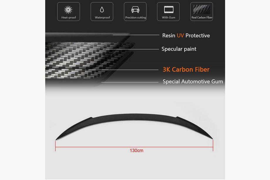 BMW 6-serie F12/F13/F06 2011–2018 Bagklapspoiler i carbon V2 (til F06) Foto 6