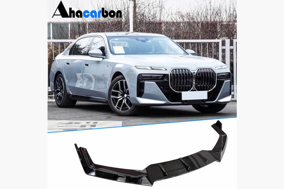 BMW 7-serie G70/G71 2022– Bagklapspoiler bag, blank sort ABS (3 stk./sæt) Image