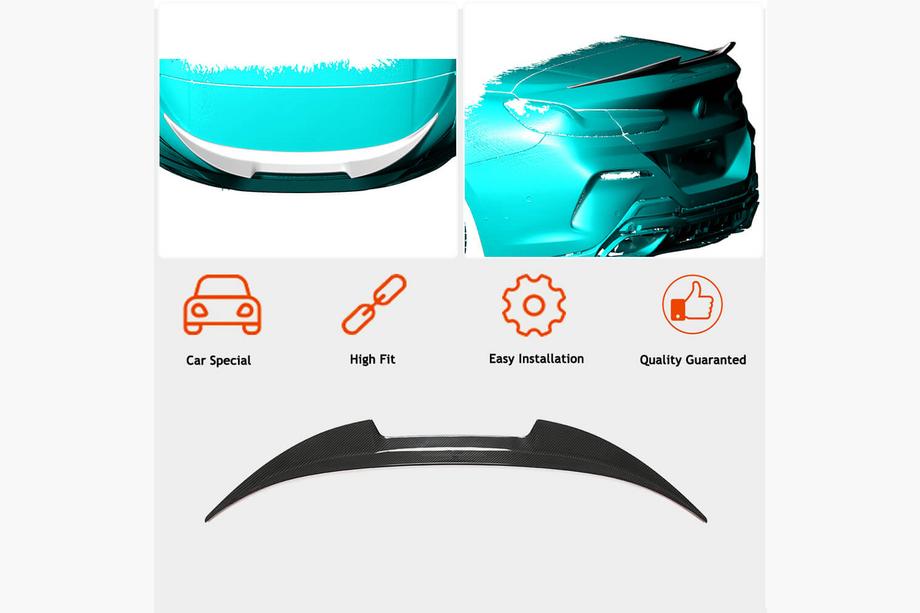 BMW 8-serie G14/G15/G16 2018– PSM-Style spoiler (til G14/F91, carbon) Foto 2