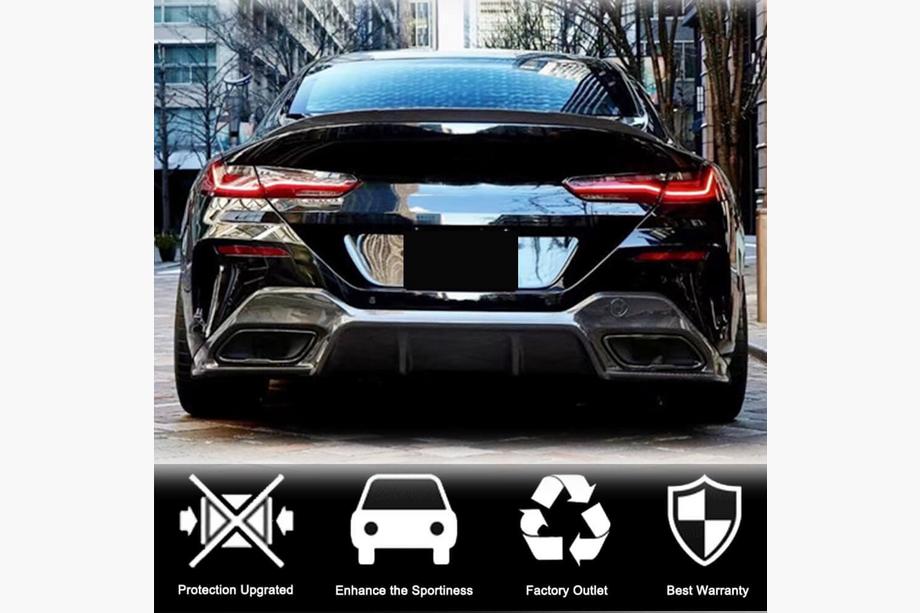 BMW 8-serie G14/G15/G16 2018– P-Style spoiler (til G16/F93, carbon) Foto 3