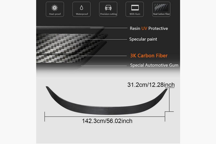 BMW 8-serie G14/G15/G16 2018– P-Style spoiler (til G16/F93, carbon) Foto 6