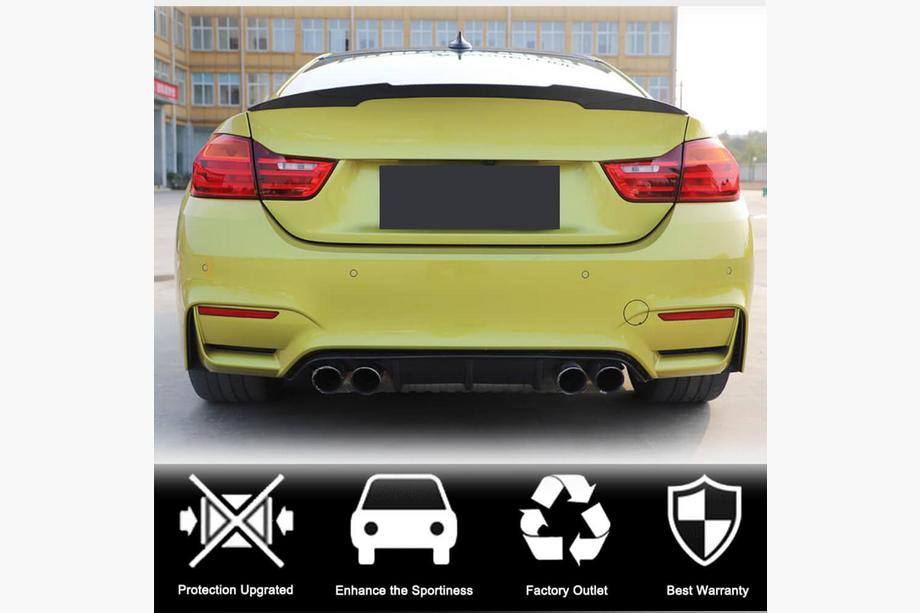 BMW 4-serie F32/F33/F36 2012–2020 M4-Style V4 spoiler (til F82, kulstof) Foto 3
