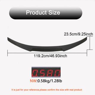 M4-Style V2 hækspoiler (til F82, carbon) BMW 4-serie F32/F33/F36 2012–2020 foto 4