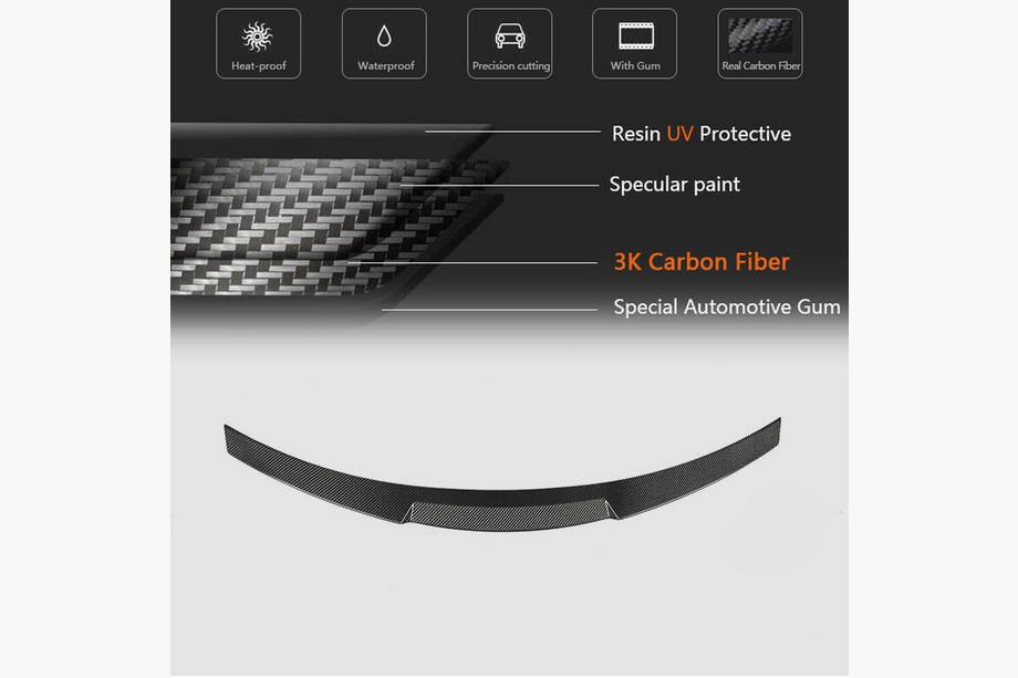 BMW 4-serie F32/F33/F36 2012–2020 Bagklapspoiler Carbon V8 (til F82) Foto 6