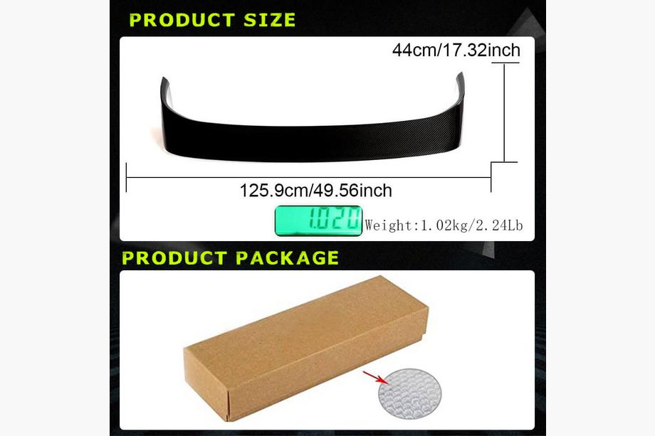 BMW 2-serie G42 2021– Spoiler V5 (blank sort) Foto 5
