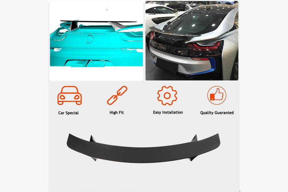 BMW I8 2014–2020 Spoiler V2 (kulfiber) Foto 2