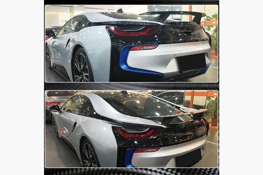 BMW I8 2014–2020 Spoiler V2 (kulfiber) Foto 4