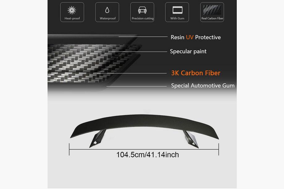 BMW I8 2014–2020 Spoiler V2 (kulfiber) Foto 6