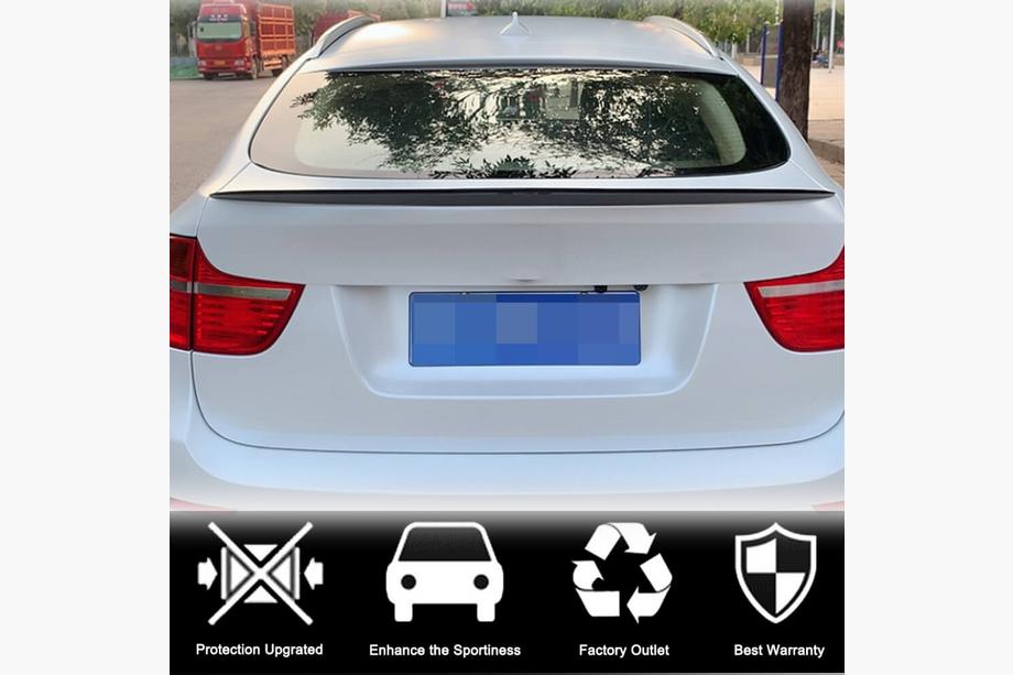 BMW X6 E71 2008–2014 Spoiler V1 (kulfiber) Foto 8