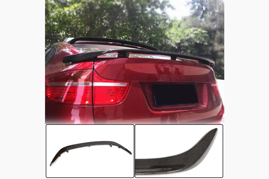 BMW X6 E71 2008–2014 Spoiler V2 (kulfiber) Image