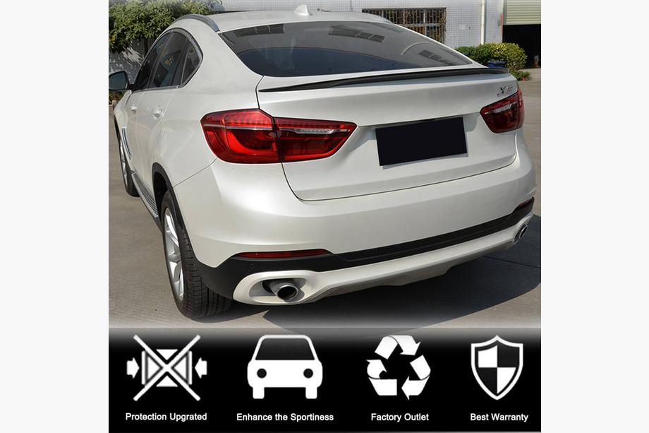 BMW X6 F16 2014–2019 Bagklapspoiler i carbon V1 Foto 2