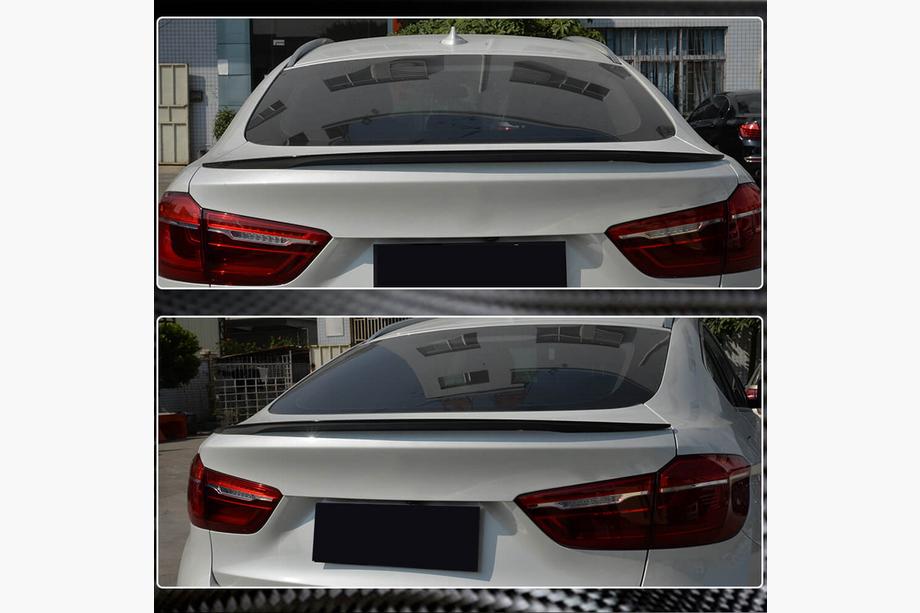 BMW X6 F16 2014–2019 Bagklapspoiler i carbon V1 Foto 3