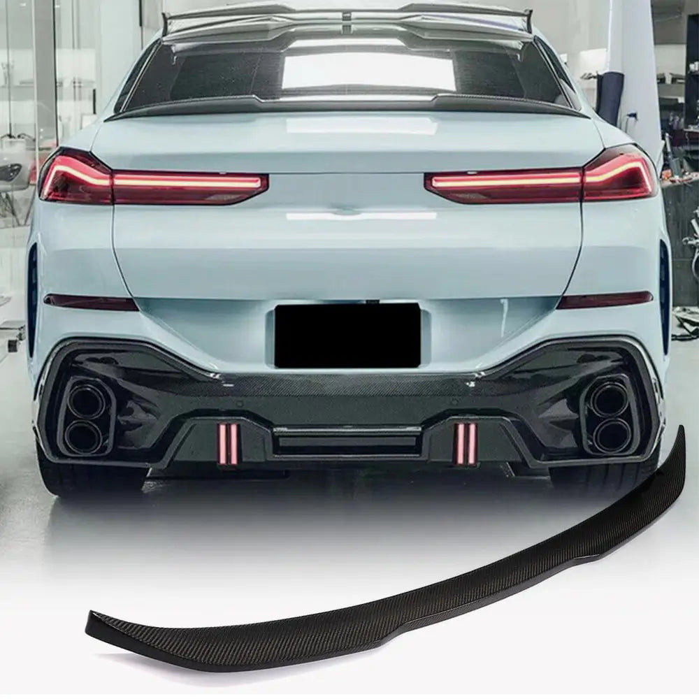 BMW X6 G06 2019–2027 Bagklapspoiler Carbon V2 foto 2