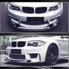 BMW 1-serie E81/E82/E87/E88 2004–2011 Frontspoilerlæbe Lip V2 (til 1M E82, carbon) foto 4