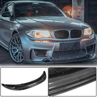 Frontspoilerlæbe Lip V2 (til 1M E82, carbon) BMW 1-serie E81/E82/E87/E88 2004–2011 foto 1