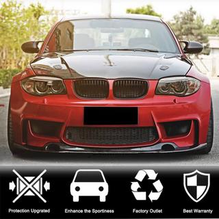 Frontspoilerlæbe Lip V2 (til 1M E82, carbon) BMW 1-serie E81/E82/E87/E88 2004–2011 foto 2