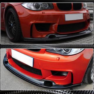 Frontspoilerlæbe Lip V2 (til 1M E82, carbon) BMW 1-serie E81/E82/E87/E88 2004–2011 foto 3