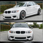BMW 1-serie E81/E82/E87/E88 2004–2011 Front bumperlip Lip V1 (til 1M E82, carbon) foto 6