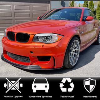 Front bumperlip Lip V1 (til 1M E82, carbon) BMW 1-serie E81/E82/E87/E88 2004–2011 foto 2