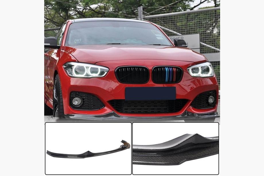 BMW 1-serie F20/F21 2011–2019 Frontlæbe til kofanger Lip V3 (til M-Sport 2015-2019, carbon) Image