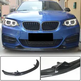 Front læbespoiler V1 til forreste kofanger (til F22/F23 M-Sport, carbon) foto 1