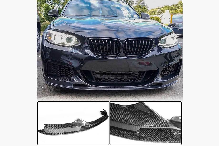 BMW 2-serie F22/F23 2014–2021 Frontsplitter V2 (til F22/23 M-Sport, carbon) Foto 2