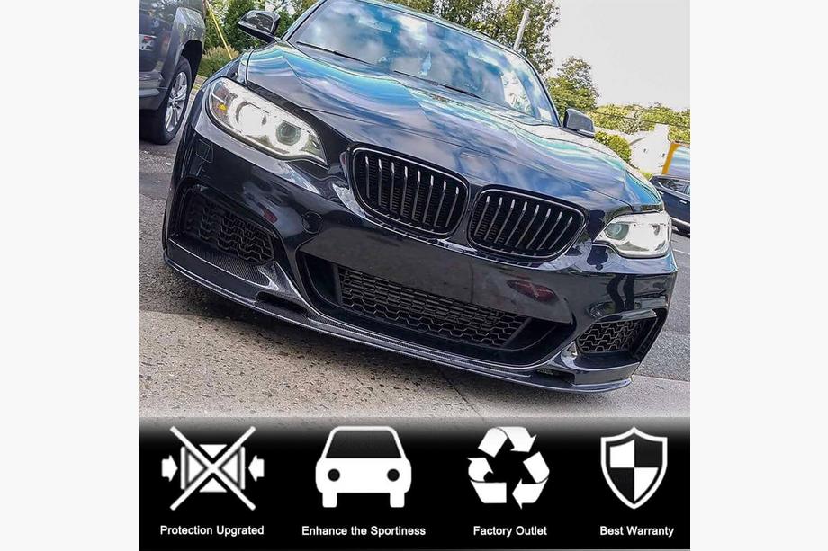 BMW 2-serie F22/F23 2014–2021 Frontsplitter V2 (til F22/23 M-Sport, carbon) Foto 3