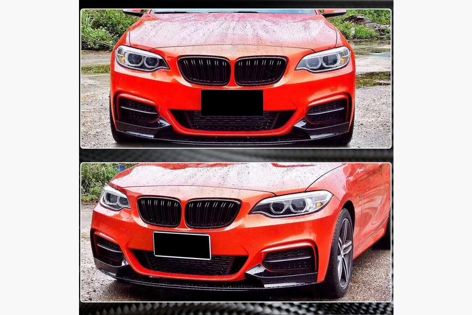 BMW 2-serie F22/F23 2014–2021 Frontsplitter V2 (til F22/23 M-Sport, carbon) Foto 4