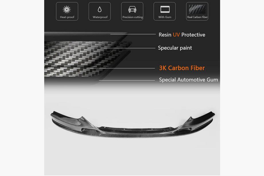 BMW 2-serie F22/F23 2014–2021 Frontsplitter V2 (til F22/23 M-Sport, carbon) Foto 6